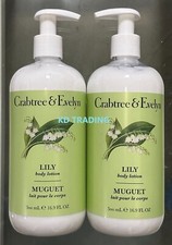2-Pack Crabtree Evelyn LILY Deep Hydrating Renewal BODY LOTION 500ml