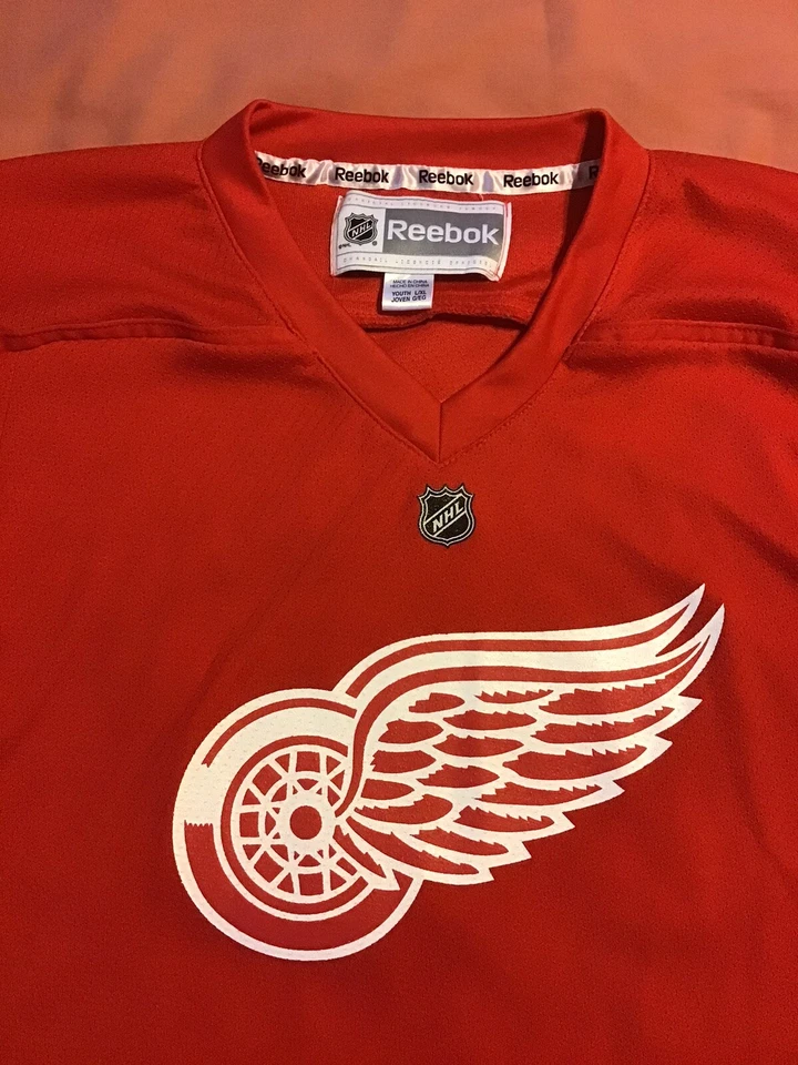 CAMISETA JUVENIL REEBOK NFL DETROIT REDWINGS #40 HENRIK ZETTERBERG L/XL pequeña mancha Foto 2 de 4