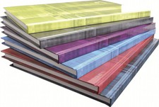 Clairefontaine Hardcover - Notebook - Ruled - Assorted 8.25 x 11.75 - 1 piece