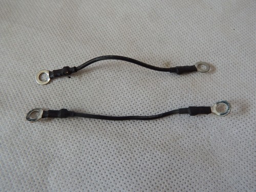 10 x Electrics Plate Earth Lead Link with 2 x 4mm ring terminals 50mm - Picture 1 of 4