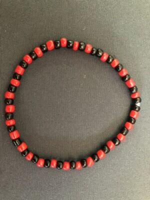 Pulsera ilde de ELEGUA para santeria Hecho a mano /Brazalete religioso Yoruba