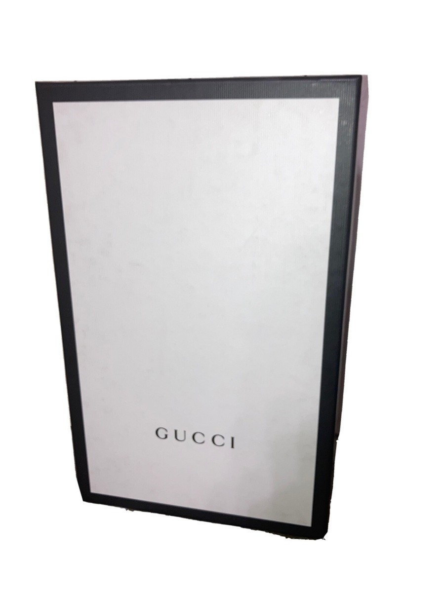 Authentic Gucci Gift Shoe Box Storage Black White Men Women | eBay