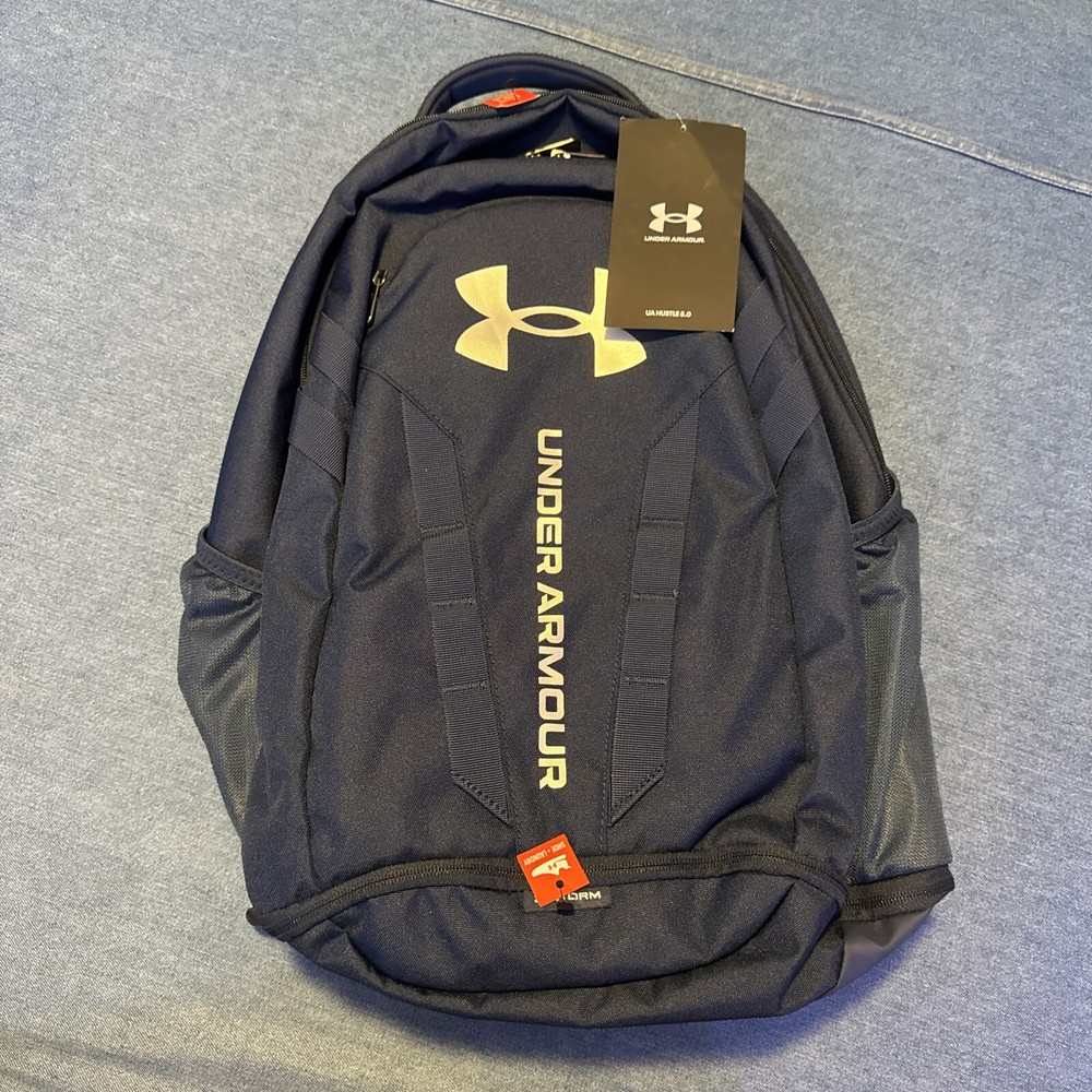 Under Armour Hustle 5.0 Backpack (Navy blue)