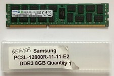 Samsung M393B1K70DHO-YKO 8GB PC3L-12800R-11-11-E3-P2 Server Ram - USED
