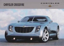 Catalogue Brochure Chrysler Crossfire concept 01/2001 USA