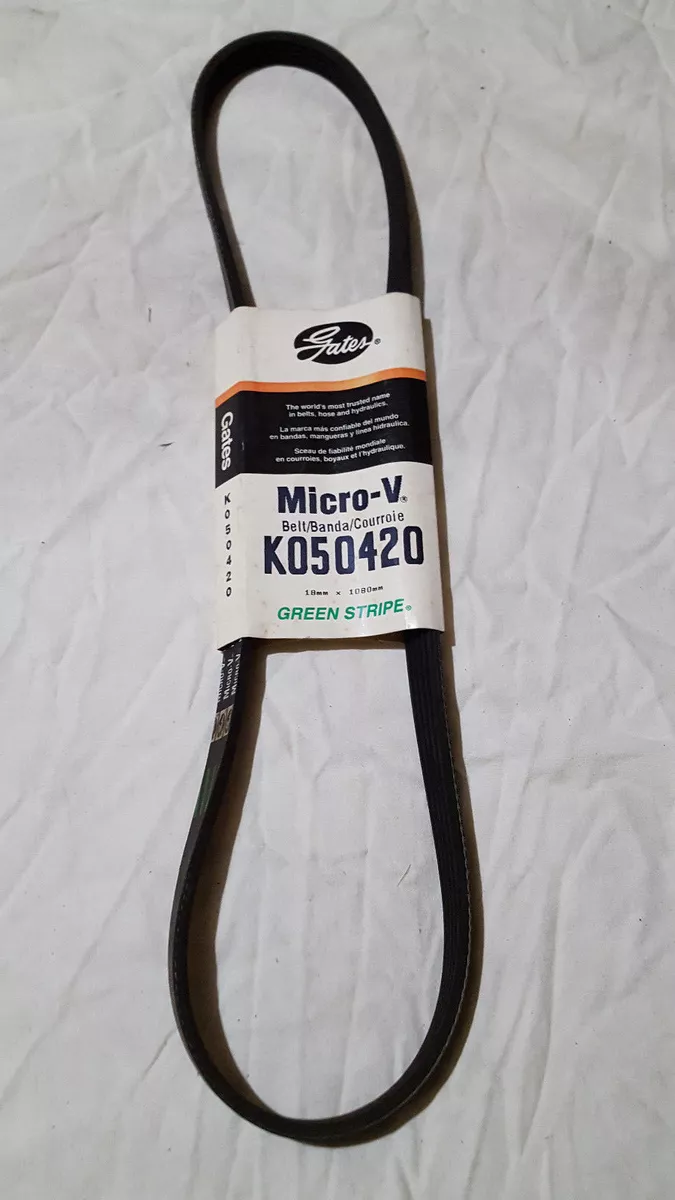 K050420 Gates Micro-V Belt Serpentine Rubber 072053008753 18mm x 