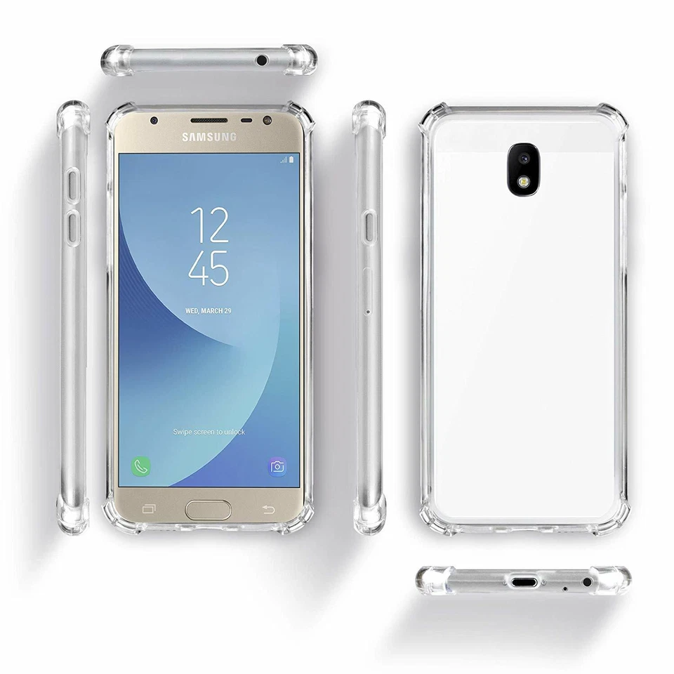 COQUE Silicon Transparent Samsung Galaxy J3 2017 Renforcé - Photo 1/1