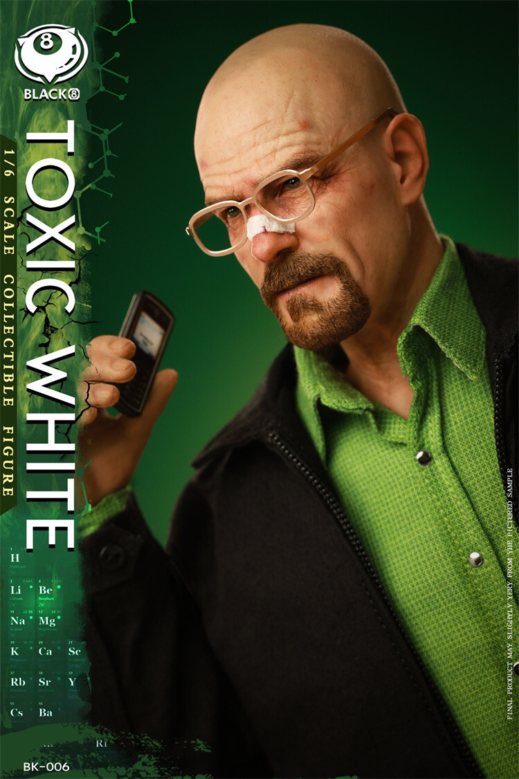 Black 8 Toys BK-006 1/6 Breaking Bad Walter White Action Figure In
