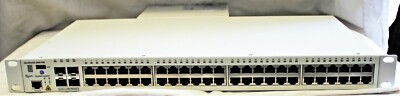 Alcatel-Lucent OmniSwitch OS6400-P48 Gigabit Switch 902626-90 W/PS and Tray