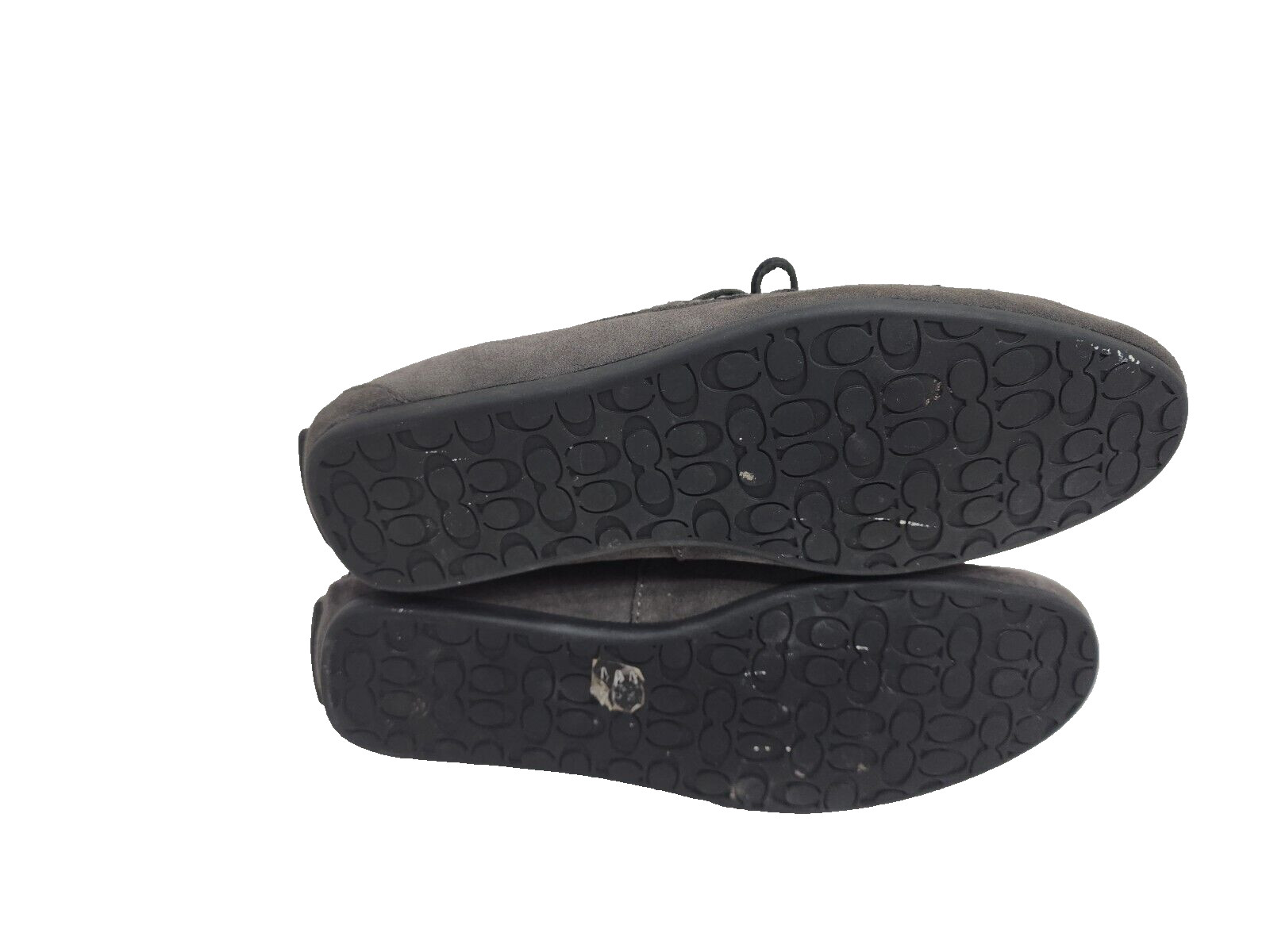 Coach Jasper Slip-on Suede Loafer Shoes Gray Men