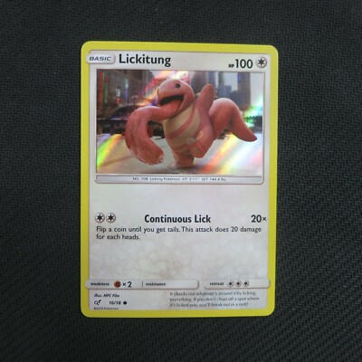 1x Lickitung 16/18 Holo Pokemon TCG Detective Pikachu | eBay