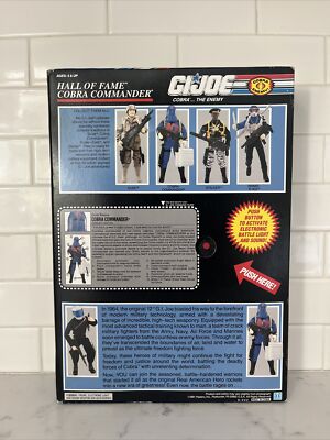 HASBRO 1991 GI Joe COBRA COMMANDER Hall of Fame Collector Edition
