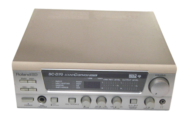 Roland Sc-d70 Sound Canvas Digital Module Ac100v for sale Roland Sc-d70 Sound Canvas Digital Module Ac100v for sale