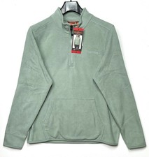 Merrell Cozy 1/4 Zip Micro Polar Fleece, Iceberg Green, Woman’s Medium.