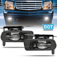 For 2002-2006 Cadillac Escalade Esv Ext Bumper Led Fog Lights Lamps Replacement