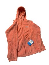 Columbia Women's Benton Springs Full Zip Fleece Hoodie Alpenglow Black SIZE S