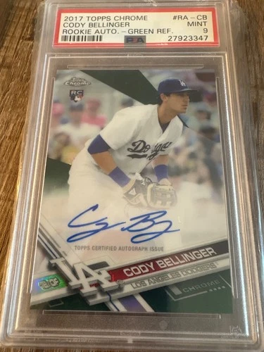 2017 Topps Chrome - Cody Bellinger #79 /99 Green Refractor /99 (RC)