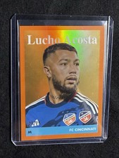 2023 Topps Chrome - MLS Lucho Acosta #58T-2 Orange Refractor /25, FC Cincinnati