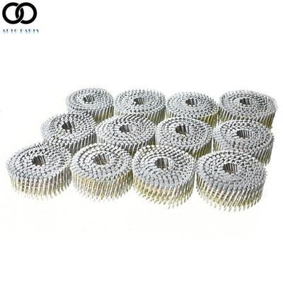 3600Pcs 15 Degree Siding Nails 1-1/2'' × .092'' Collated Wire Coil Full Round Head
