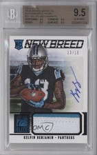 2014 Elite Prime Signatures 13/15 Kelvin Benjamin #27 BGS 9.5 GEM MINT Auto 2e6