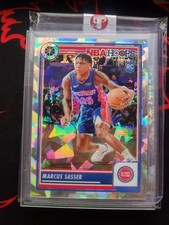Marcus Sasser 2023-24 NBA Hoops Premium Stock  RC Ice Prizm #45 Pistons