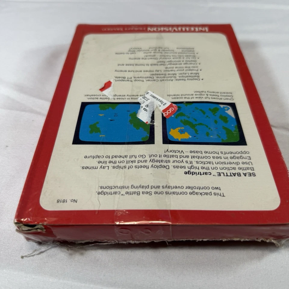 Intellivision Sea Battle New In Box Sealed Never Been Opened Vintage Game - Image 4 of 4