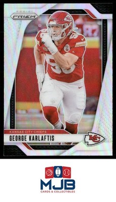 2024 Panini Prizm George Karlaftis Silver #142 Kansas City Chiefs