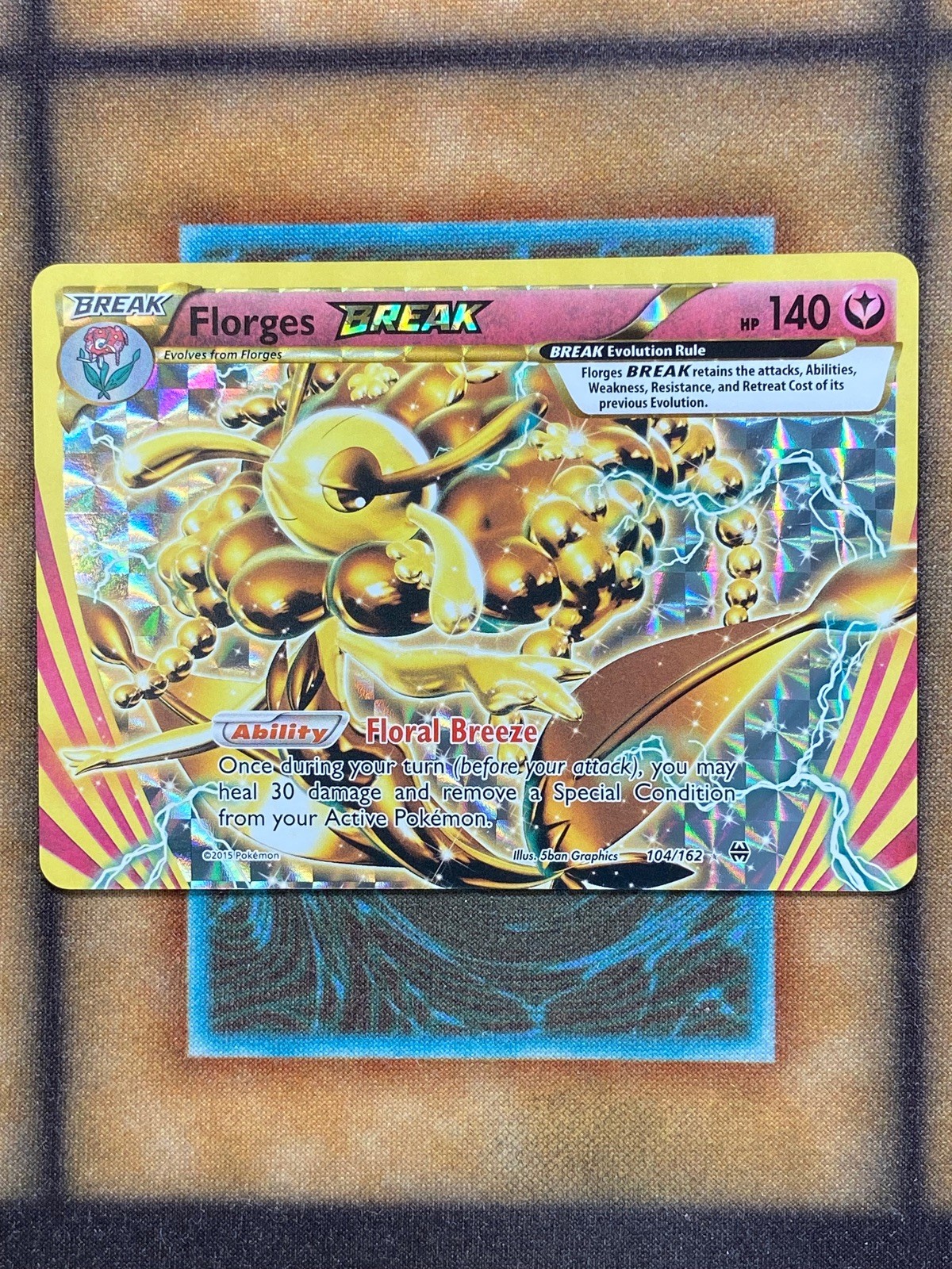 Pokemon Florges BREAK 104/162 XY - BREAKthrough Ultra Rare Holo NM