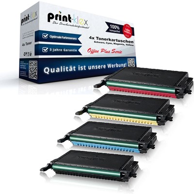 4x XL TONER FÜR SAMSUNG CLP620 CLP620ND CLP670 N NK ND NDK CLX6220 CLX6250 FX