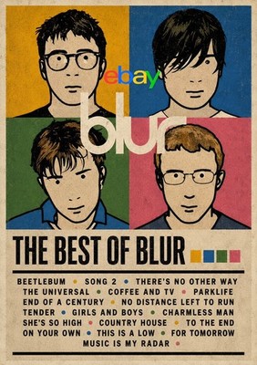Blur The Best Of A3 A4 Print Poster Unframed Music