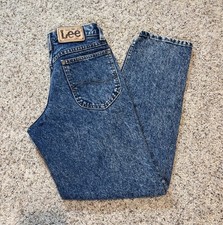 Vintage Women s Lee Acid Stone Wash Jeans Sz 4 29x30 Mom