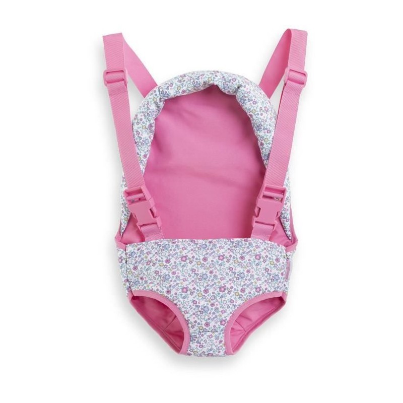 Porte-Bébé Corolle Floral Ajustable pour Grand Poupon de 36cm et 42cm