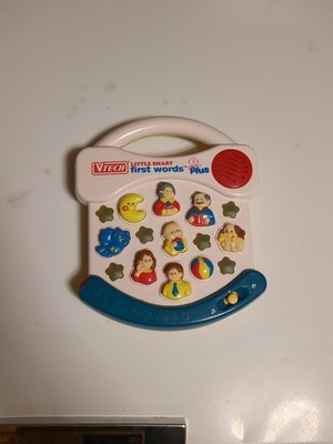 Vintage Vtech Little Smart First Words Plus Tested & Works Lights Songs & Words