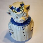 Exceptional USA Shawnee Pottery "Winnie" Pig Cookie Jar Late 30's - Early 40's