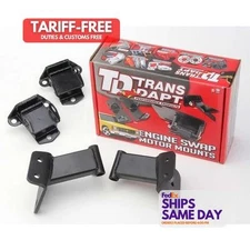 Trans-Dapt 4195, Kit Fits 55-57 Chevy Motor Mount High Performance & Racing Part