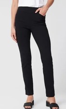 CHICO'S JOSIE SLIM PERFECT STRETCH PULL ON PANTS CLASSIC RISE BLACK