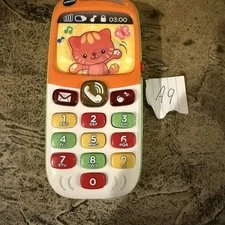Vtech Little Smart Phone Talking Singing Play Pretend Electronic Phone Toy WORKS