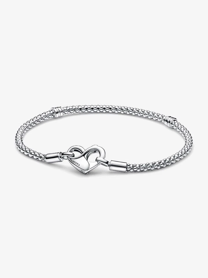 Pandora Moments Nieten-Kettenarmband Sterling-Silber