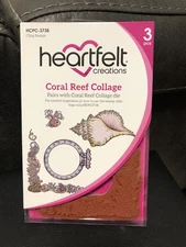 Heartfelt Creations Coral Reef Collage Cling Stamp