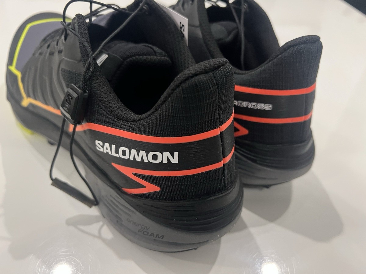 $139 SALMON Thundercross Men’s 8 Trail Running Shoes Black 472954 Trail shoes Salomon THUNDERCROSS - Top4Running.com main image 2