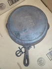 Griswold Erie Large Block Logo #10 716B Vintage Cast Iron Skillet W/Heat Ring