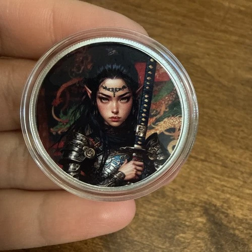 Hayleybug 1/2 oz Steel Lotus Girl silver Round 13/15