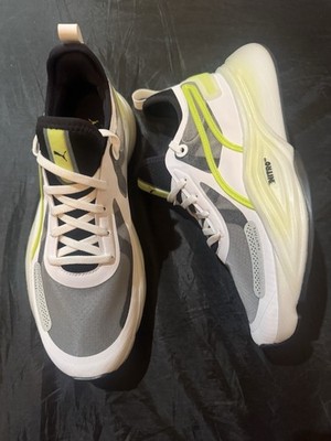 PUMA Pwr Nitro Squared Training  Womens Green, White Sneakers Athletic 378688-08