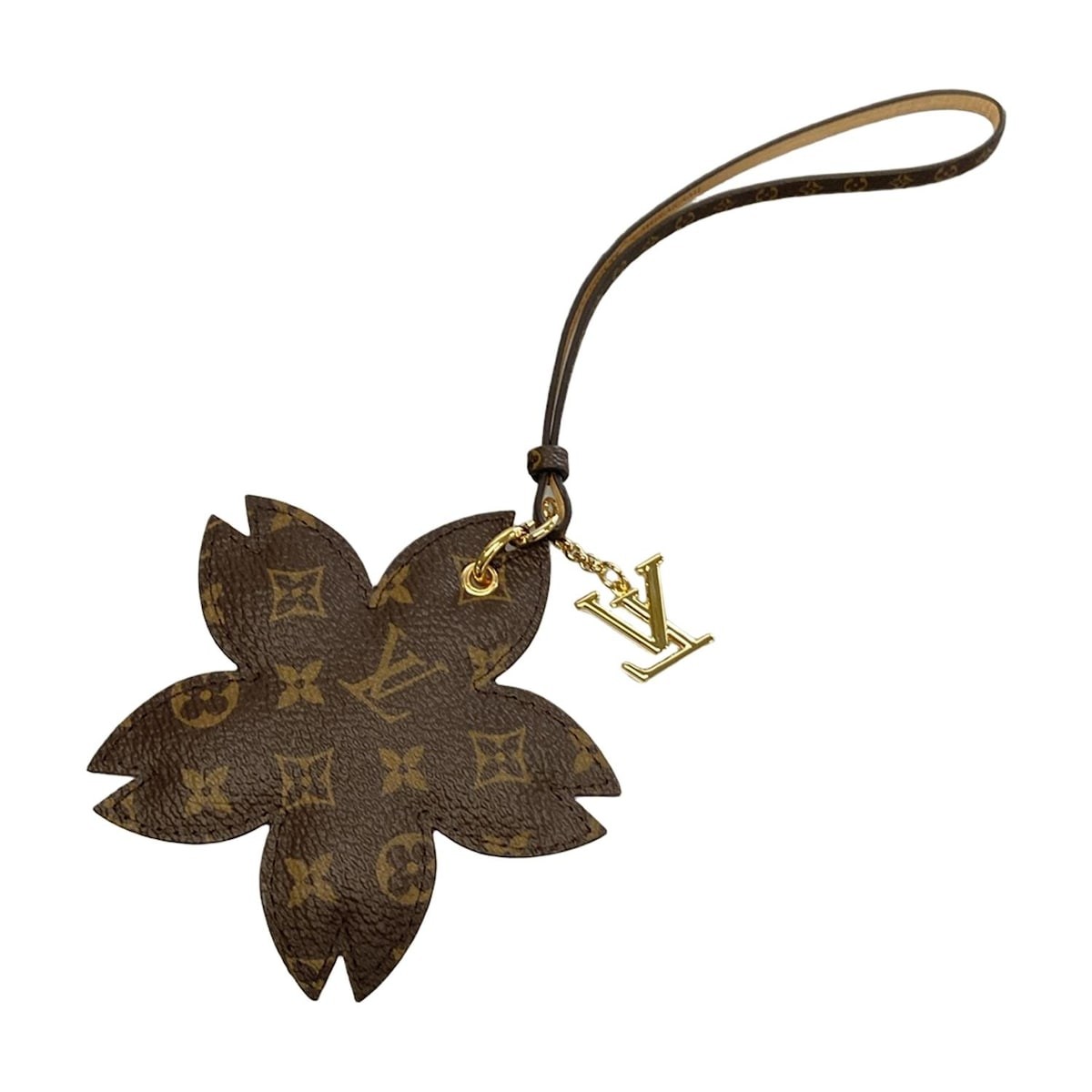 Auth LOUIS VUITTON LV x TM Bag Charm Cherry Blossom M02475