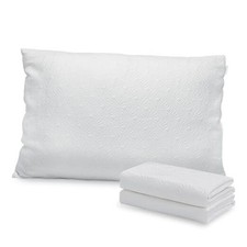 Pillowcases Set of 2 Pillow Covers Queen Size, Soft  Breathable Fabric for