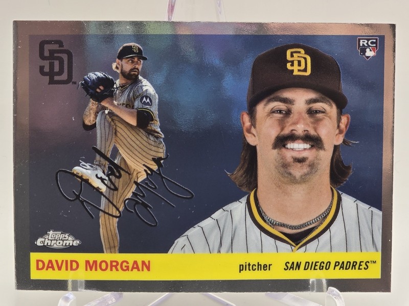 2025 Topps Chrome Platinum David Morgan #261 (RC) San Diego Padres Rookie