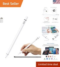 Active Stylus Pen Compatible for iOS Android Touch Screens, Pencil with Dual ...
