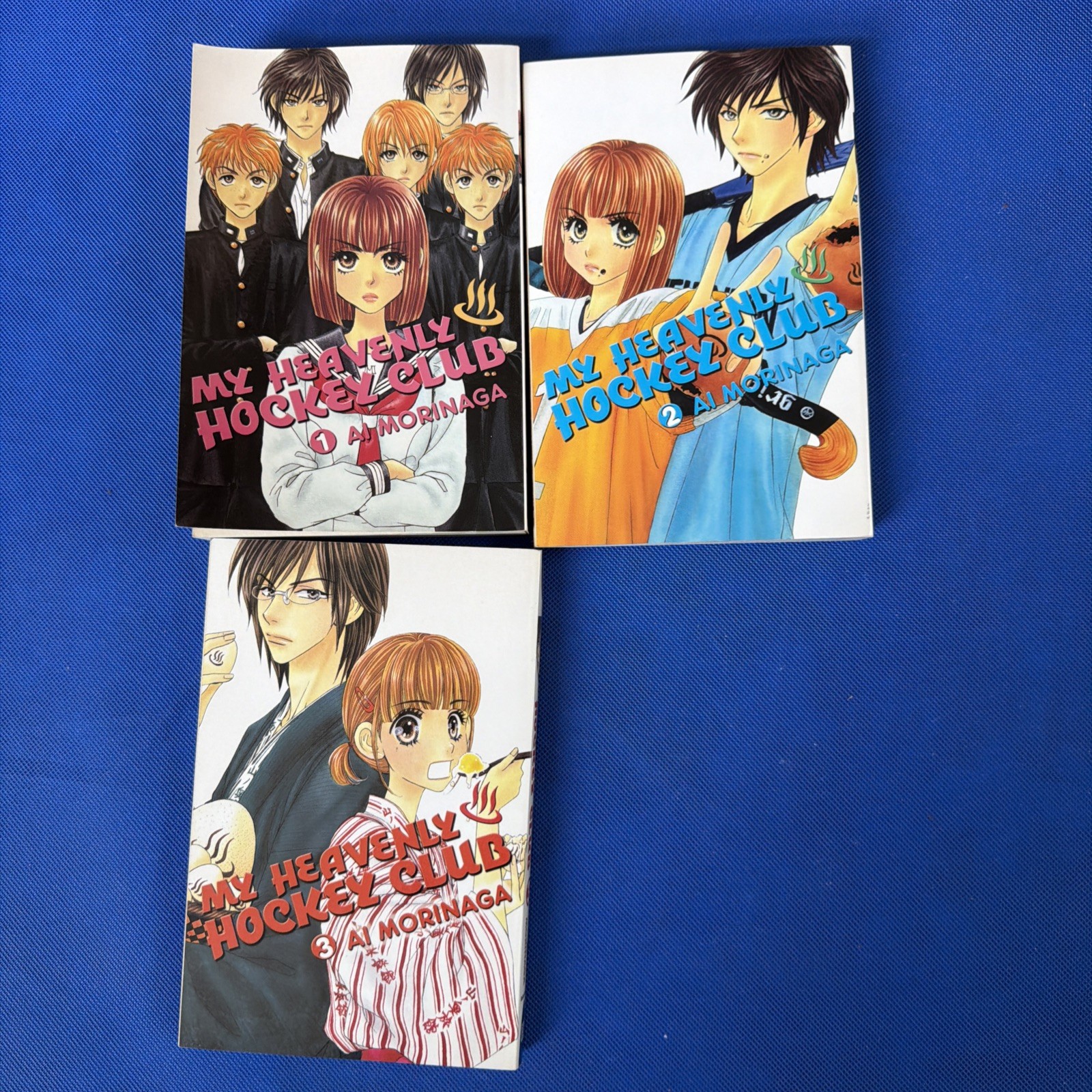 #3M Kondansha My Heavenly Hockey Club Manga Volume 1,2,3 Ai Morinaga