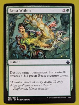Beast Within x1 Battlebond 1x Magic the Gathering MTG