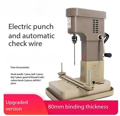 Electric Binding Machine, Automatic Document Binding Machine with Thread